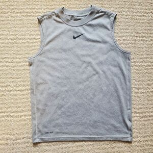 Nike Dri-Fit Gray Youth Sleeveless Tank Top
